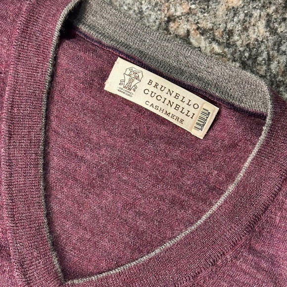 Brunello Cucinelli Very Fine Wool-Cashmere Blend Jumper IT/ 52 - Picture 4 of 14